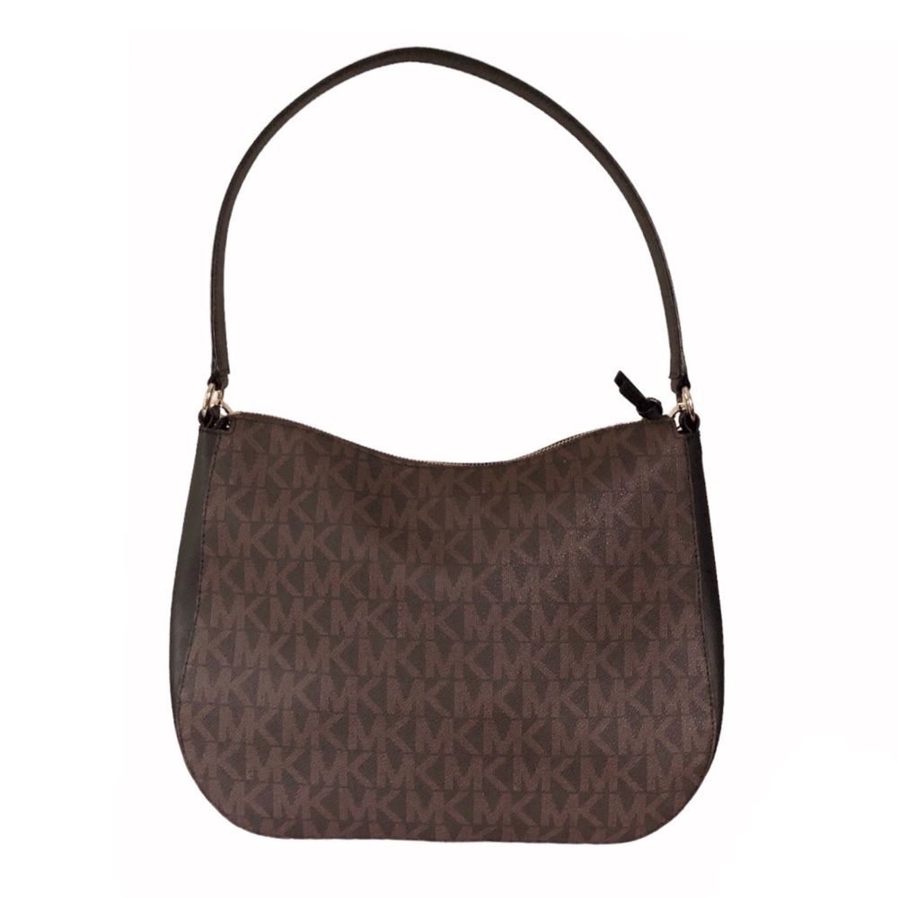 Michael Kors Eden brown signature hobo bag - Picture 5 of 12